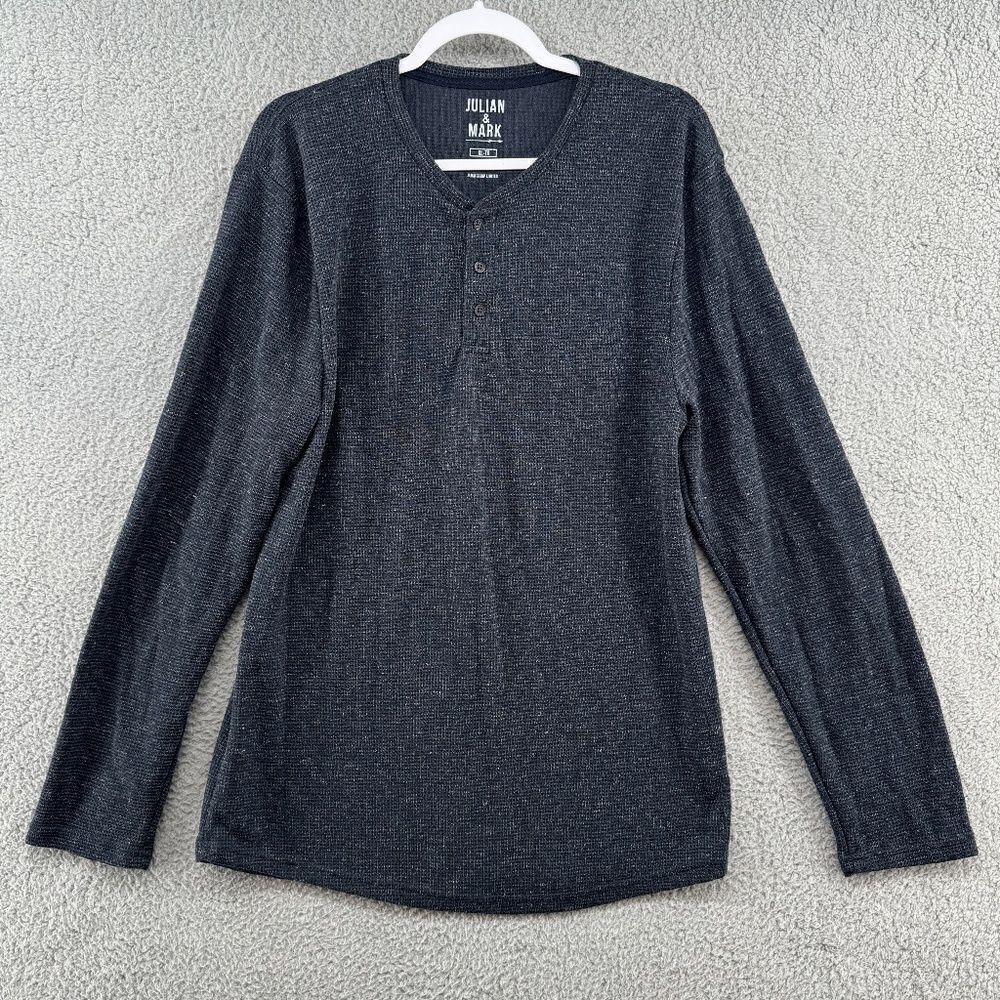 Julian & Mark Waffle Knit Henley Shirt Mens Size XL TG Stitch Fix